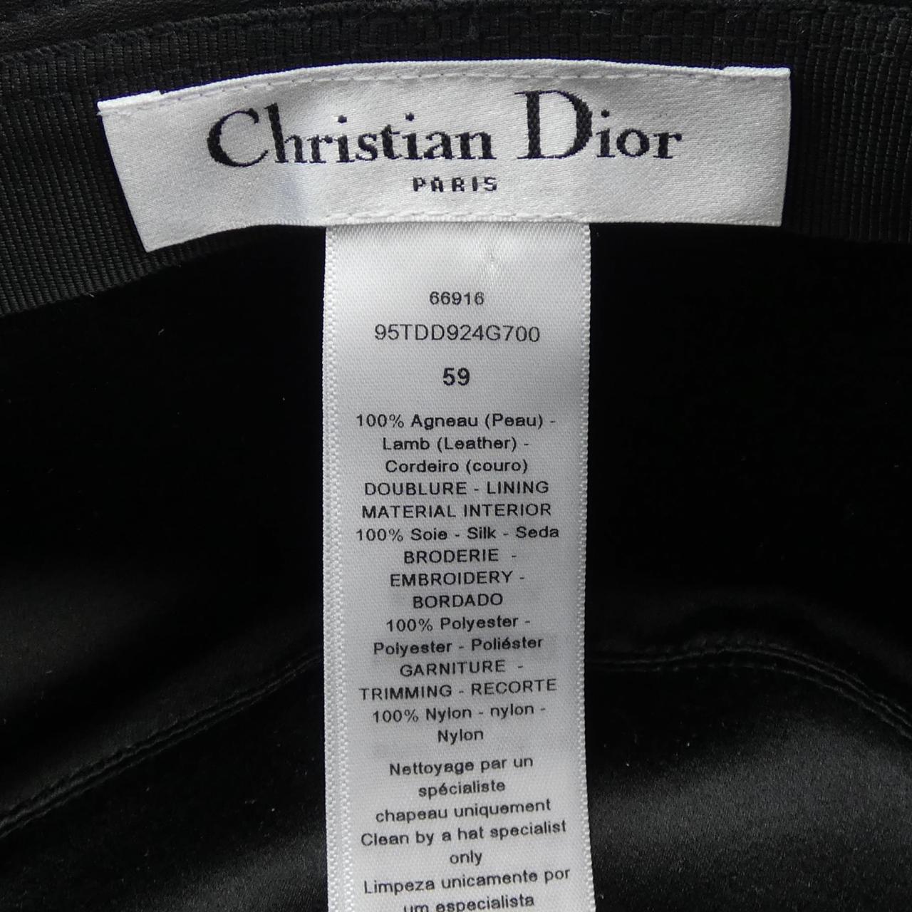 CHRISTIAN DIOR HAT DIOR CHRISTIAN DIOR HAT