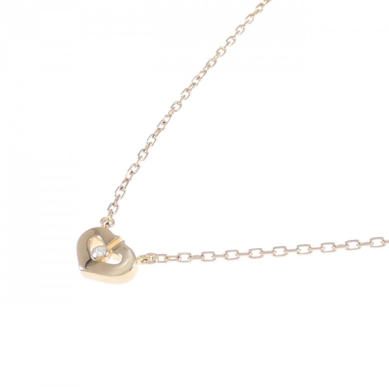 Cartier C heart small necklace
