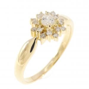 K18YG ダイヤモンド リング 0.20CT