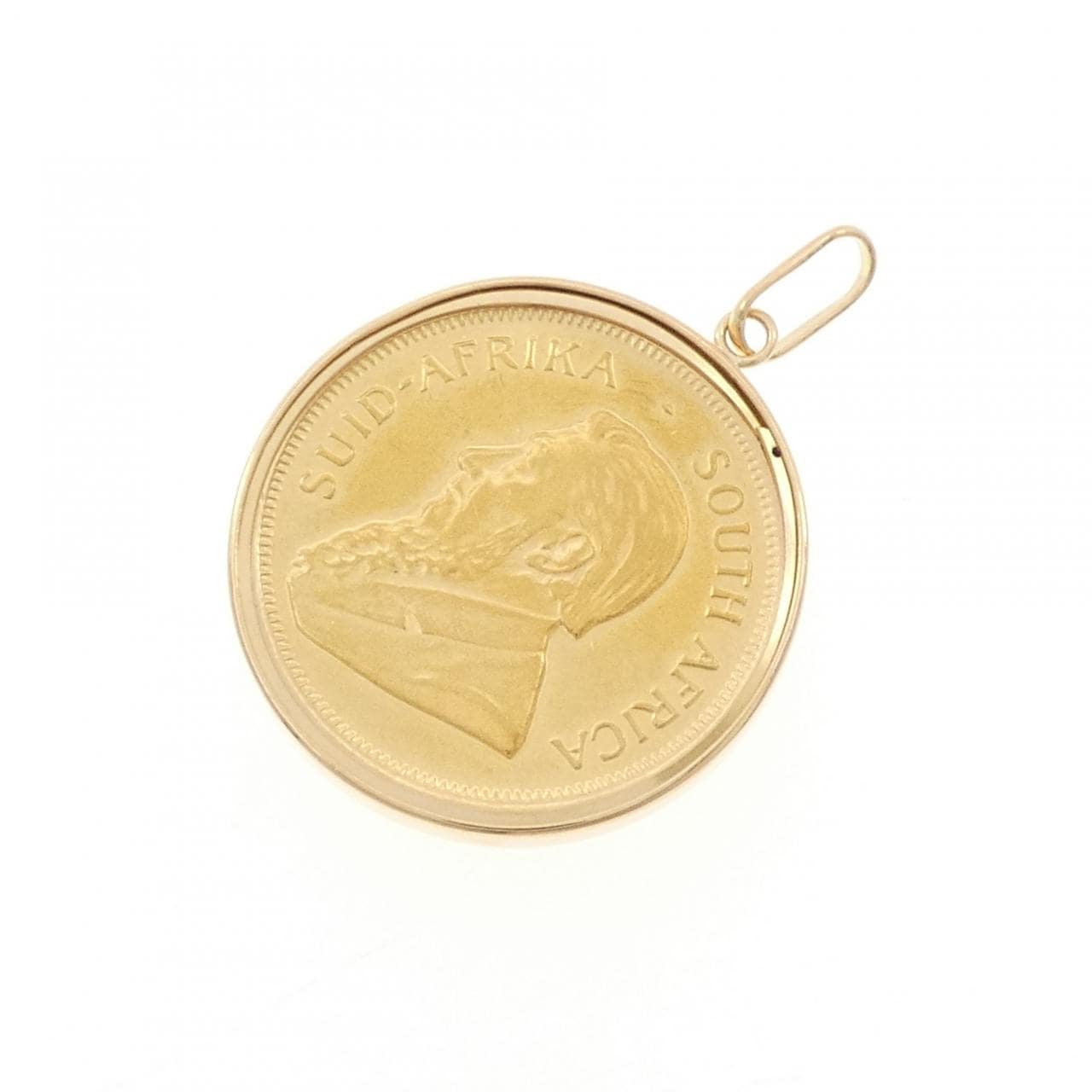 K18YG(枠) コイン ペンダント