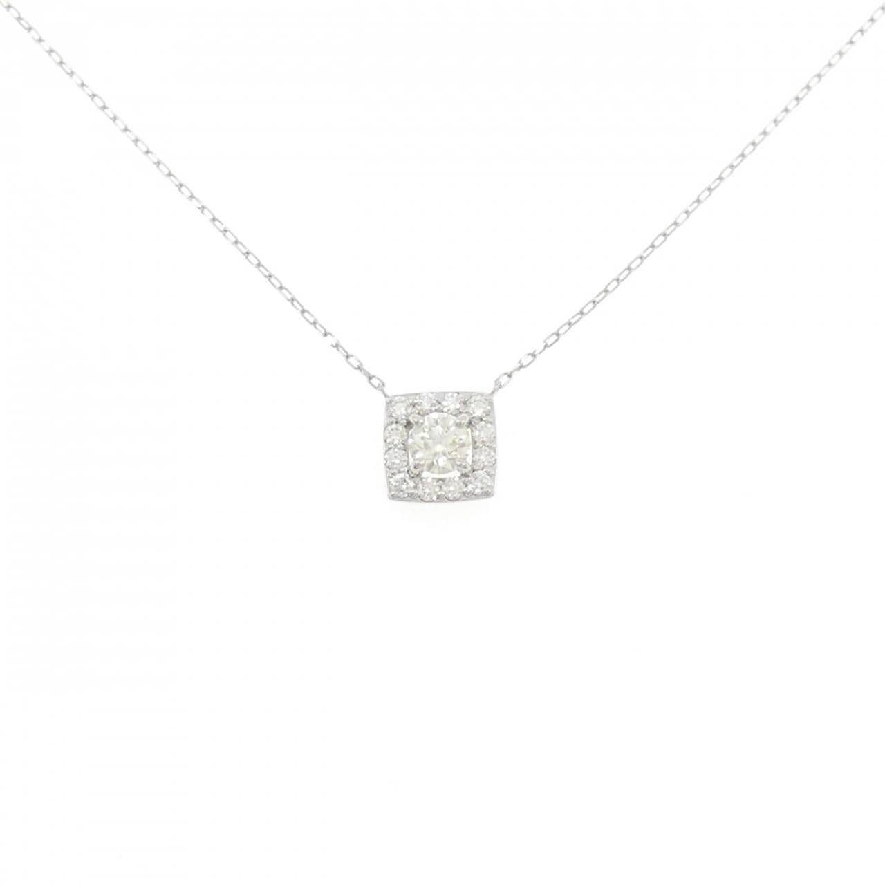 PT950/PT850 ダイヤモンド ネックレス 0.48CT