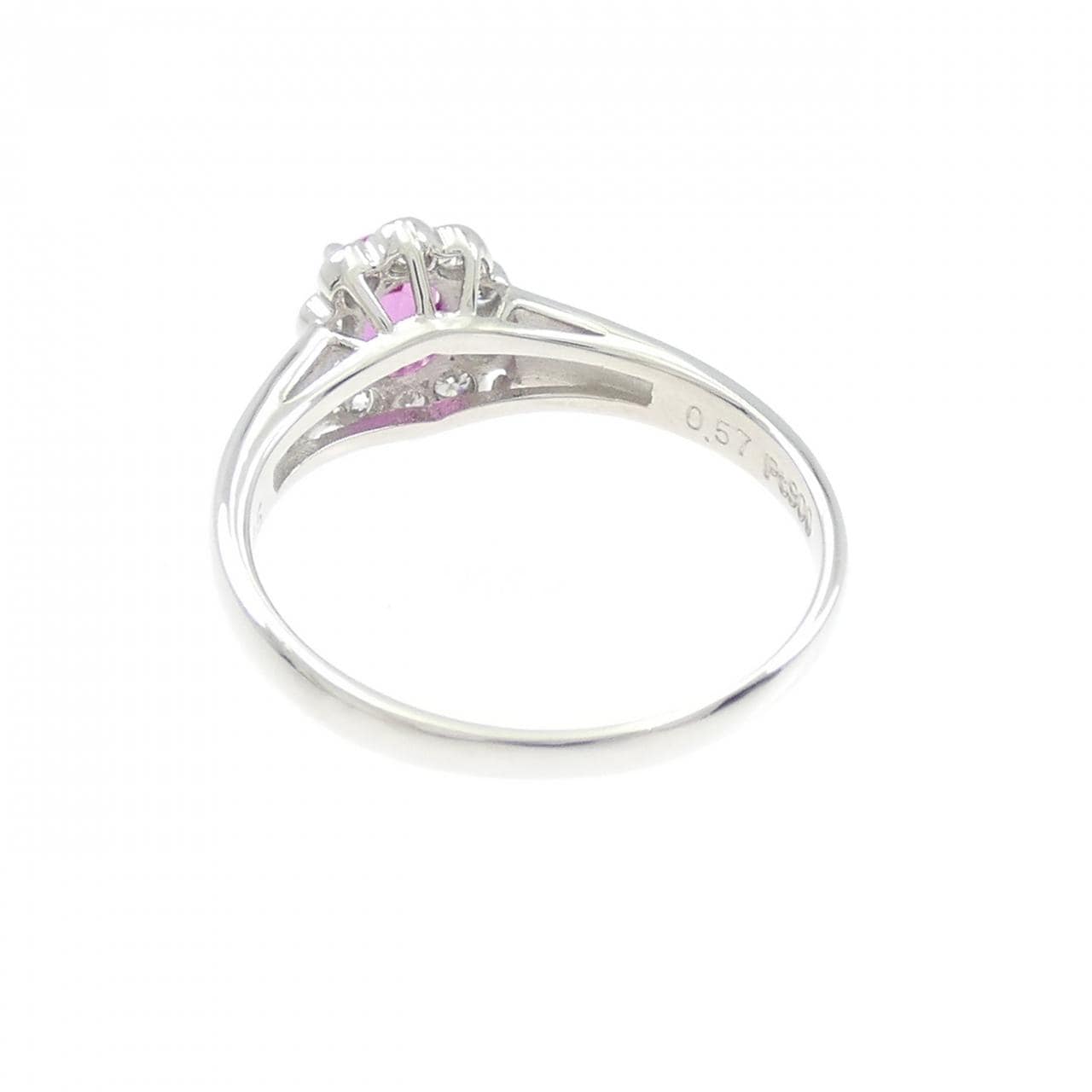 PT900 サファイヤ リング 0.57CT