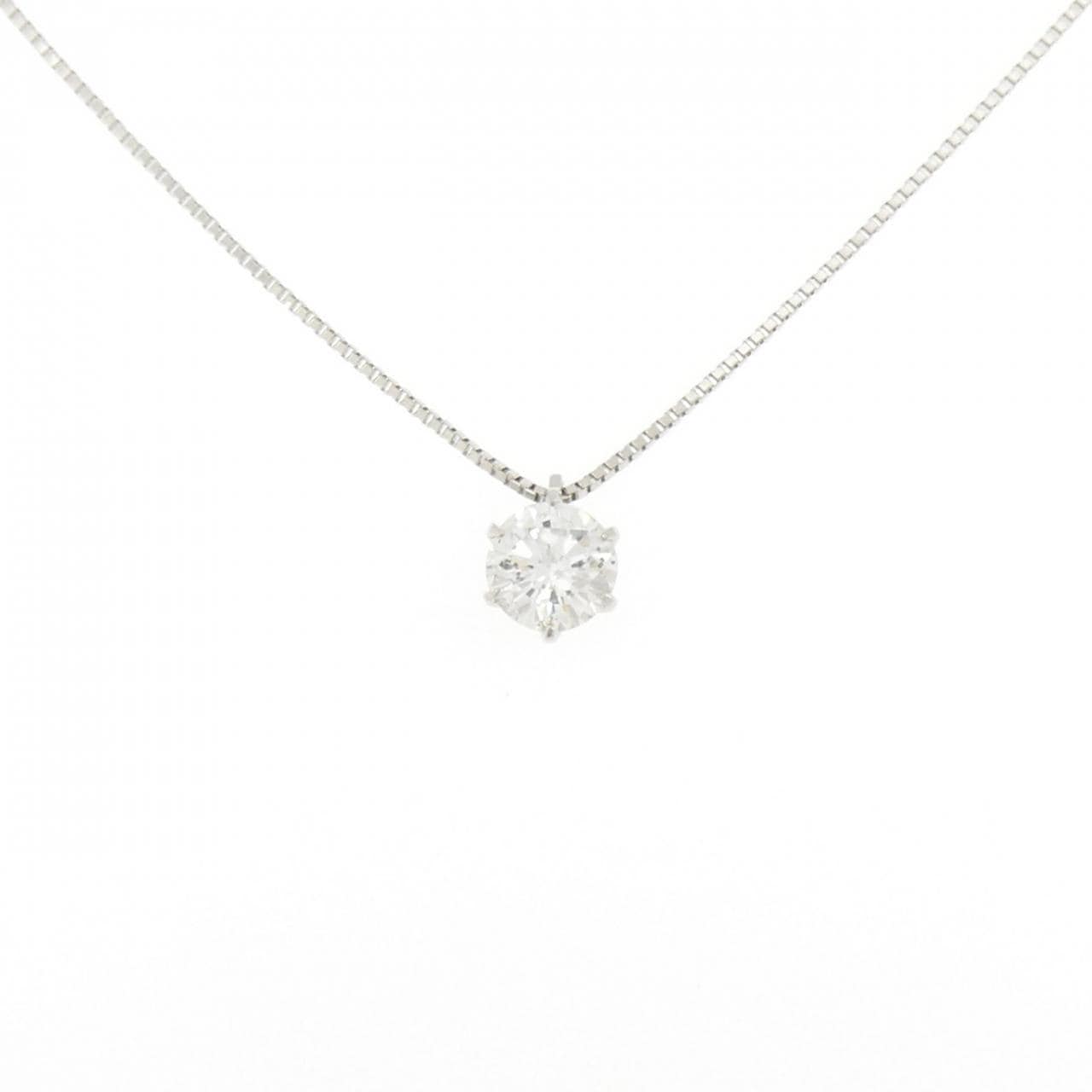 PT900/PT850 ソリティア ダイヤモンド ネックレス 1.010CT