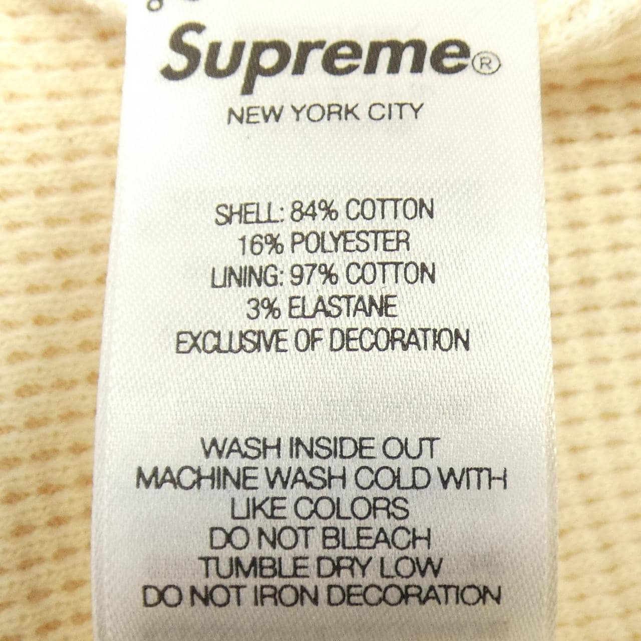 シュプリーム SUPREME ARC THERMAL パーカー