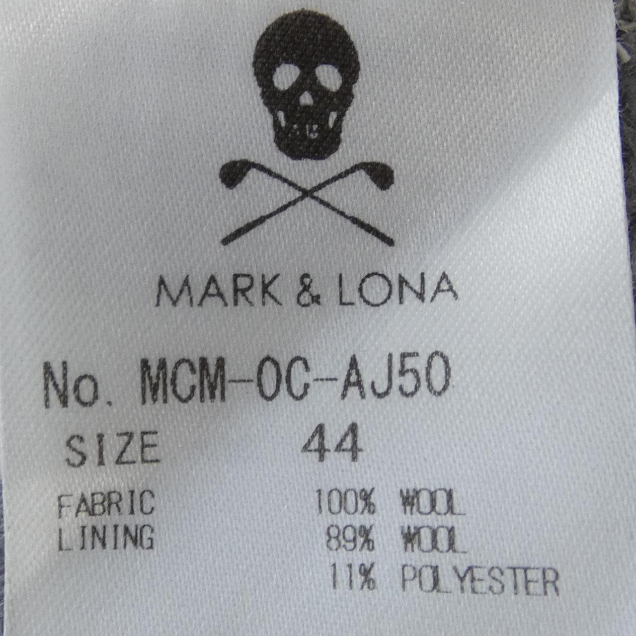 マークアンドロナ MARK&LONA ジャケット
