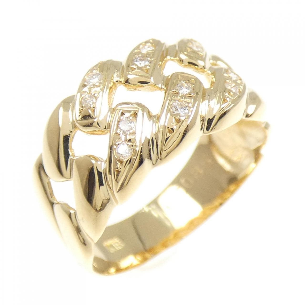 K18YG ダイヤモンド リング 0.085CT