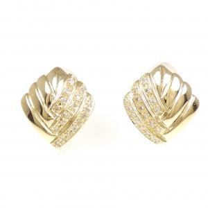 K18YG Diamond earrings 0.24CT