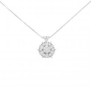 PT950/PT850 ダイヤモンド ネックレス 0.55CT