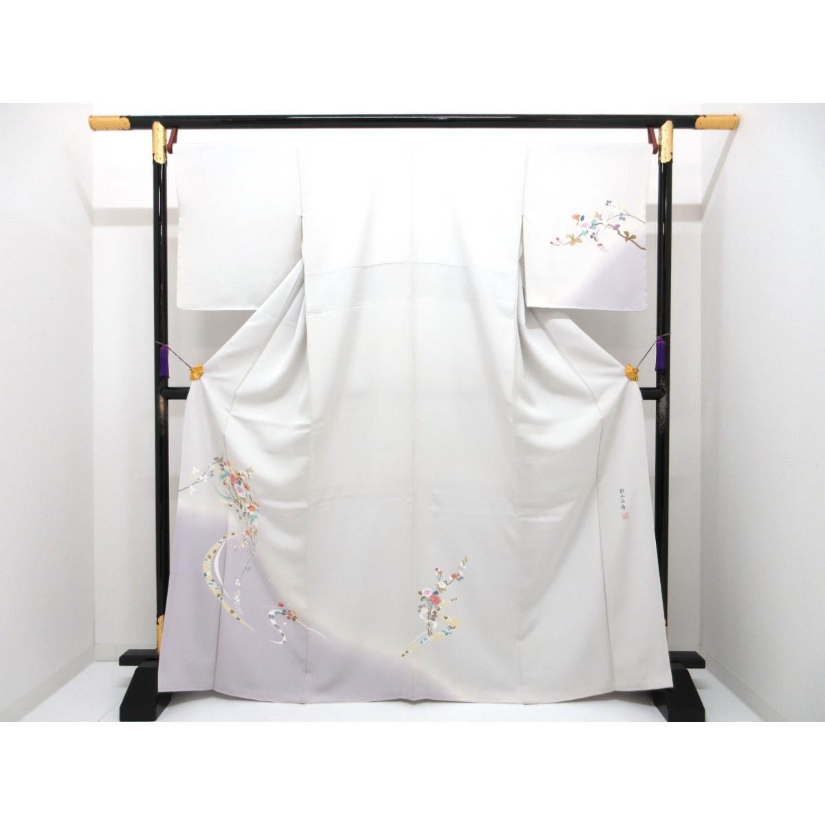 【未使用品】訪問着　友禅加工ボカシ染