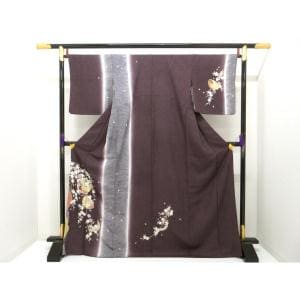 訪問着　友禅金彩加工　刺繍入り