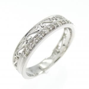 K18WG ダイヤモンド リング 0.09CT