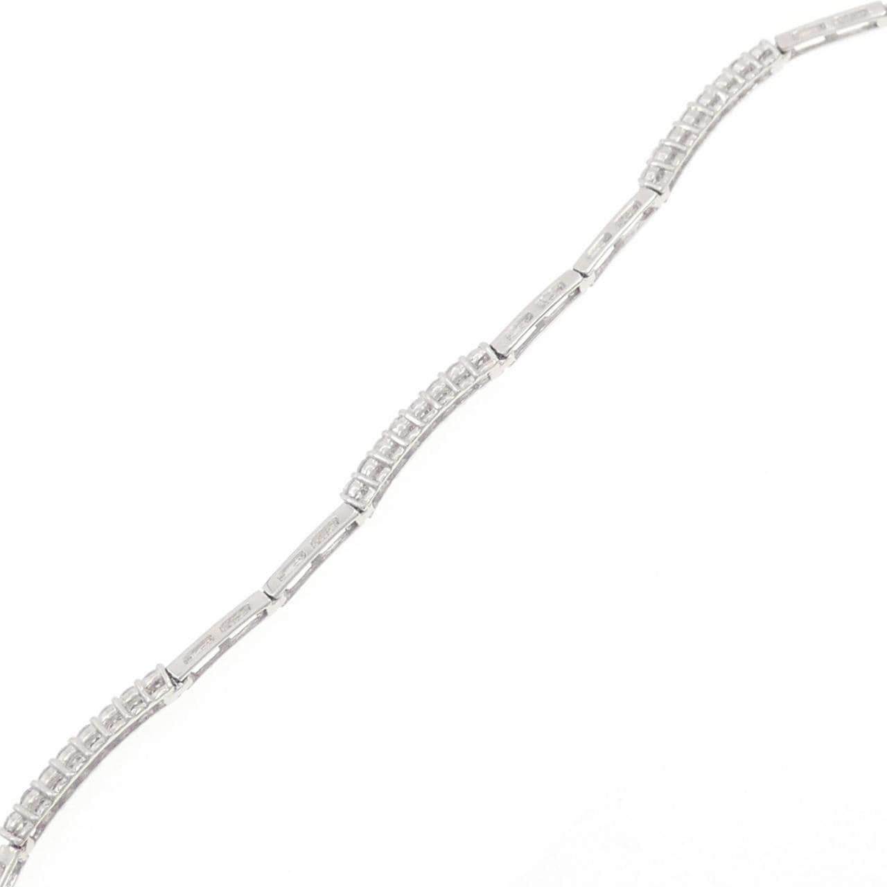 K18WG Diamond Bracelet 0.60CT