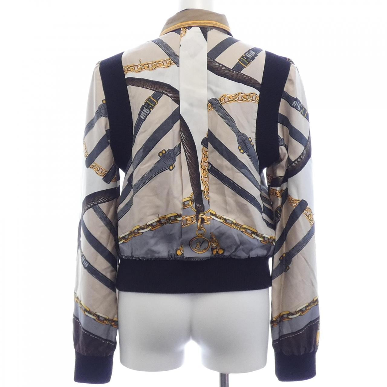 ルイヴィトン LOUIS VUITTON スカーフプリントリバーシブル FMVE63OF5 ブルゾン