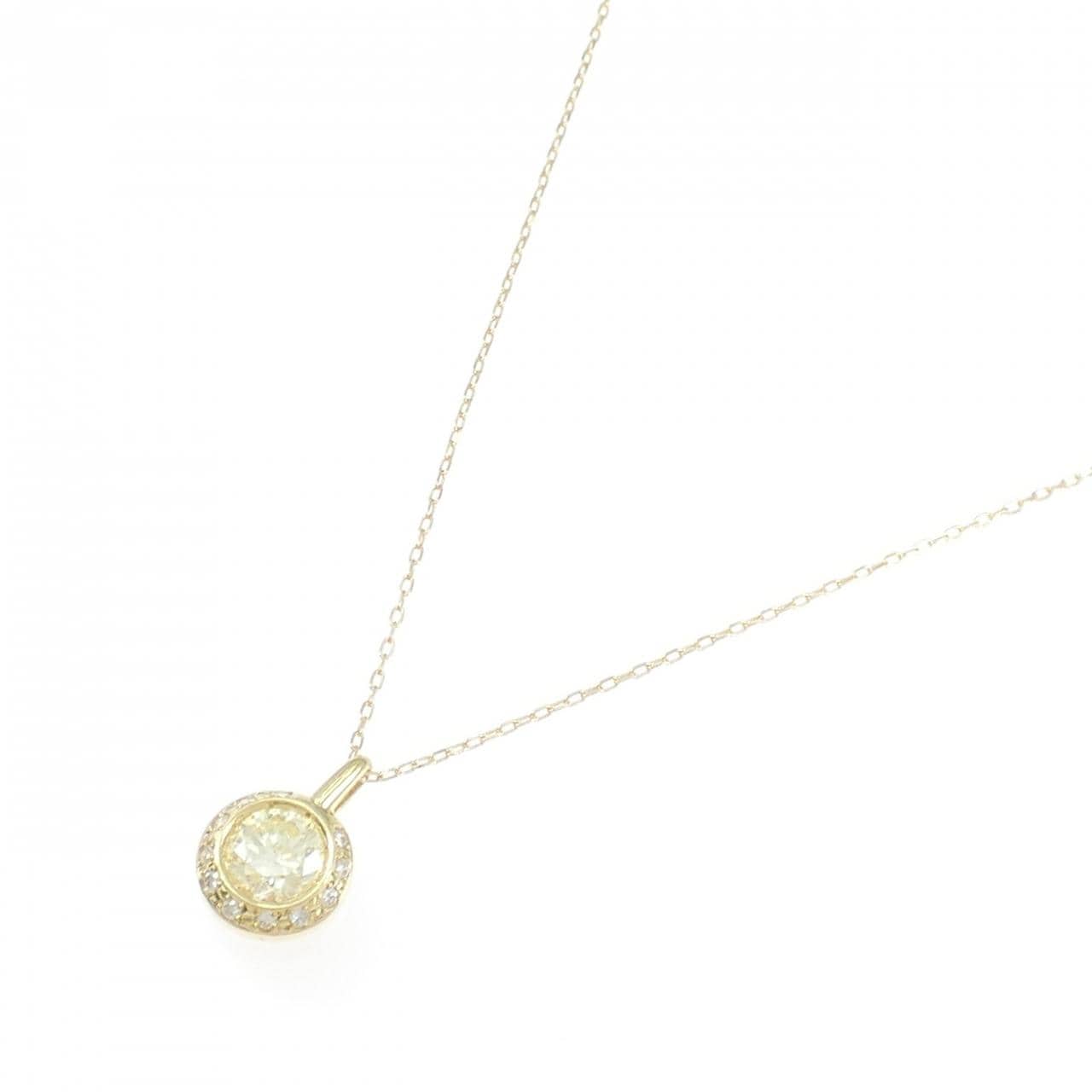K18YG ダイヤモンド ネックレス 1.14CT