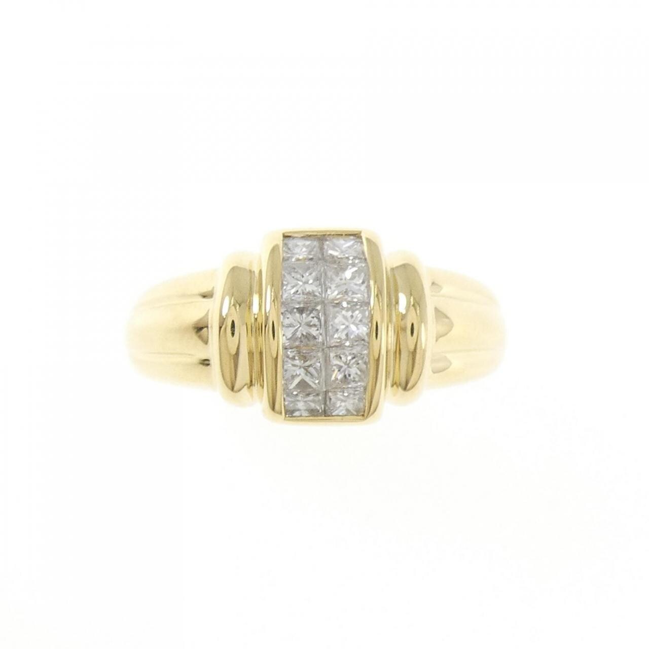 K18YG ダイヤモンド リング 0.67CT