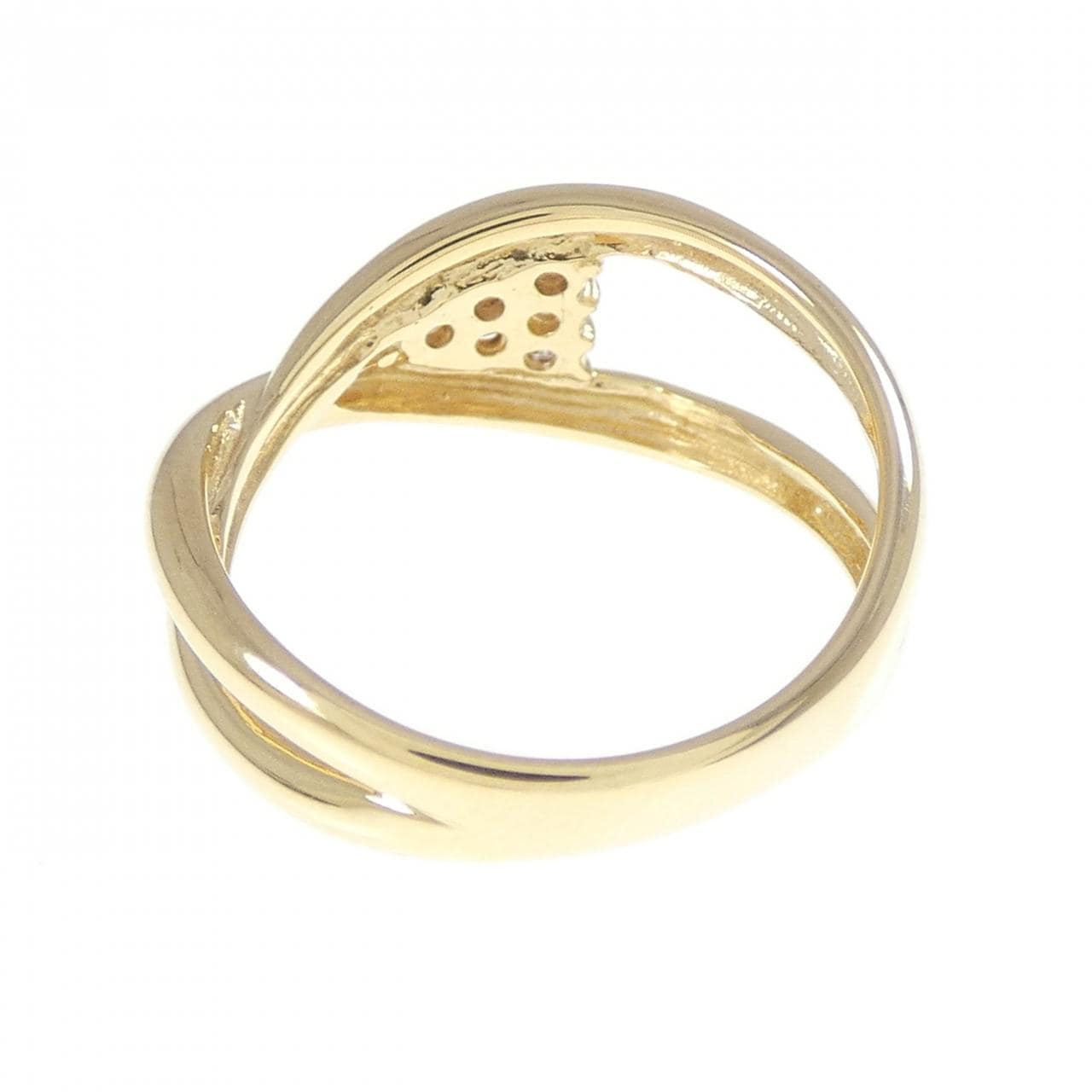 K18YG ダイヤモンド リング 0.06CT