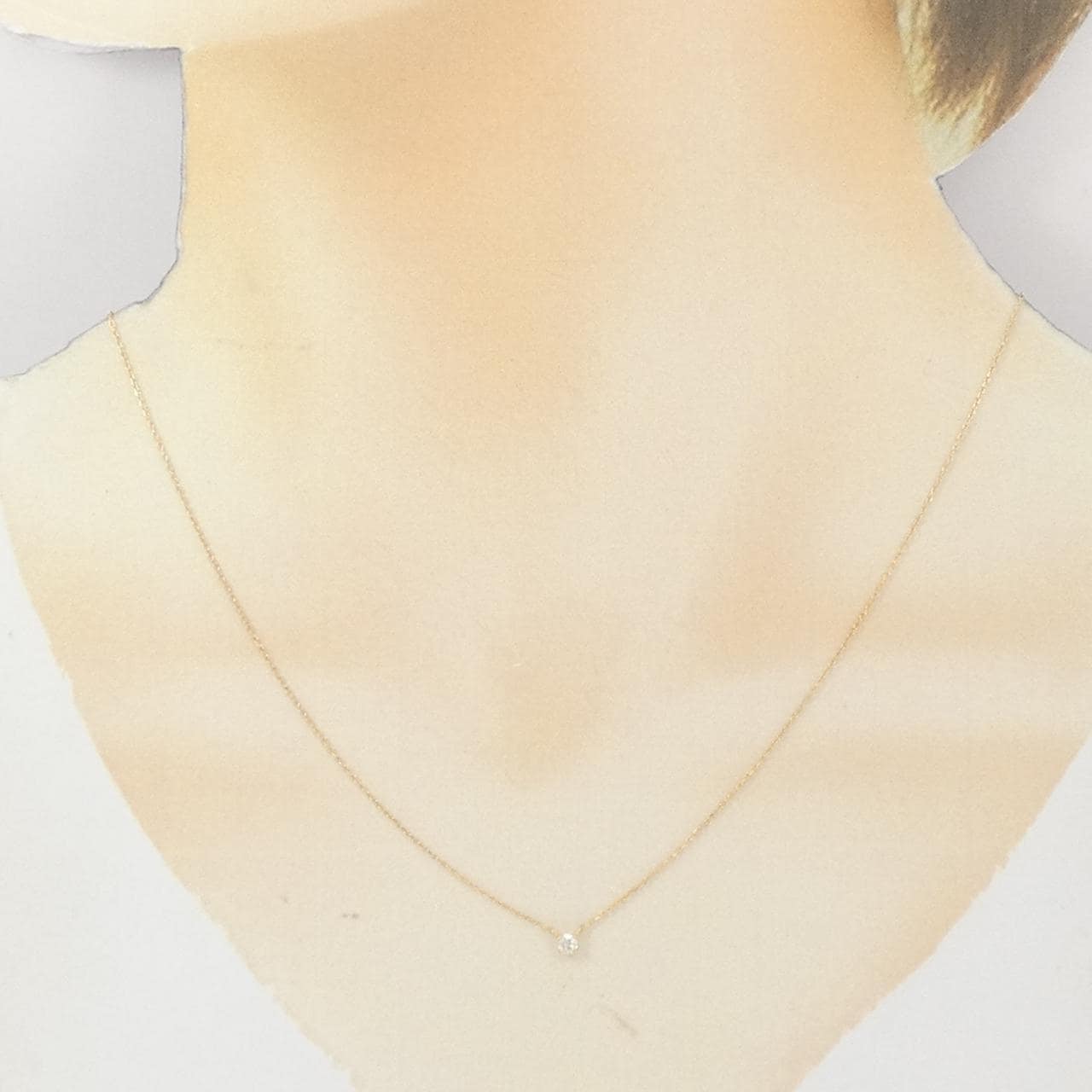ヴァンドーム ダイヤモンド ネックレス 0.06CT
