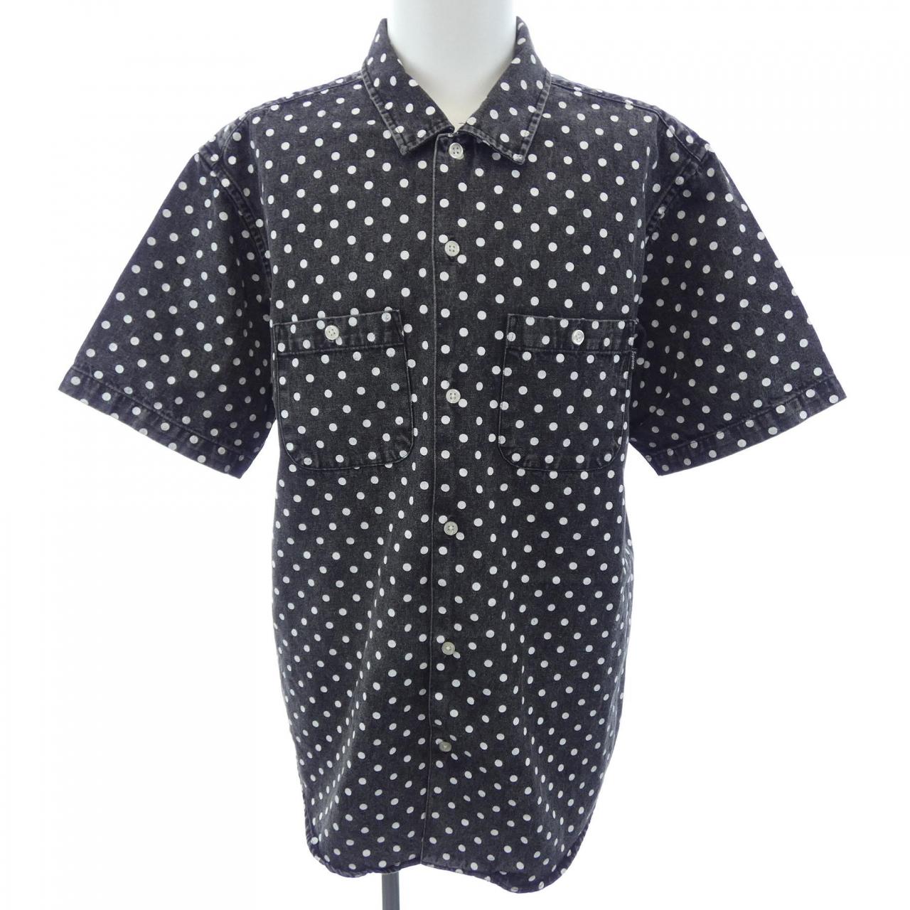 シュプリーム SUPREME POLKA DOT DENIM S／Sシャツ