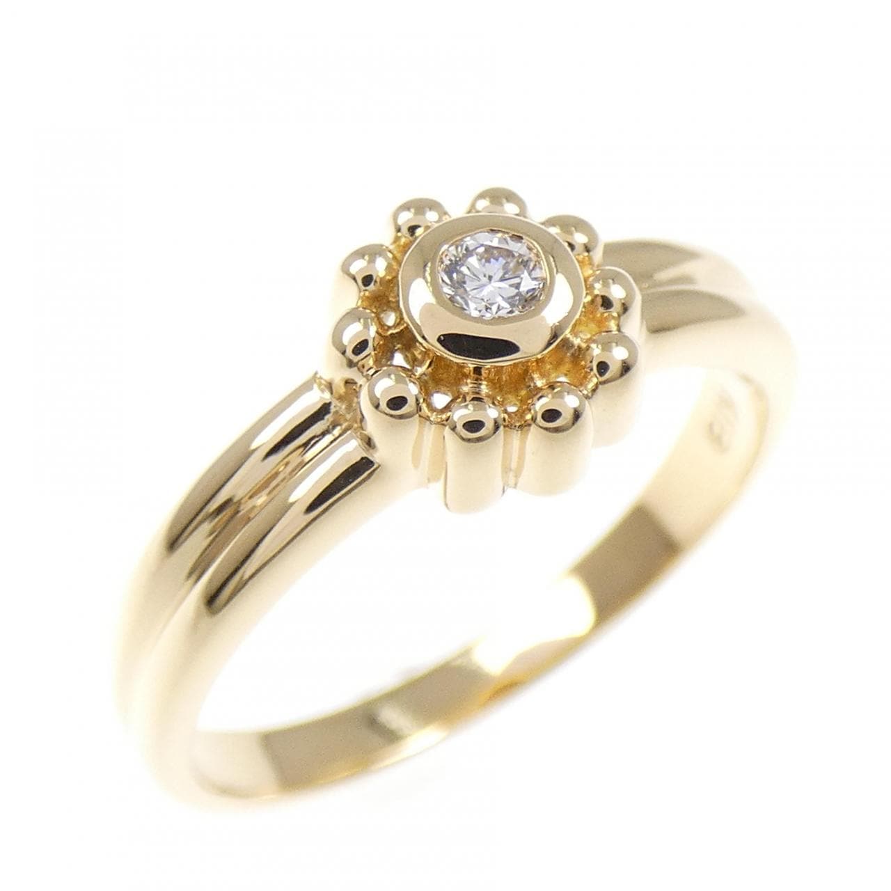 K18YG ダイヤモンド リング 0.05CT