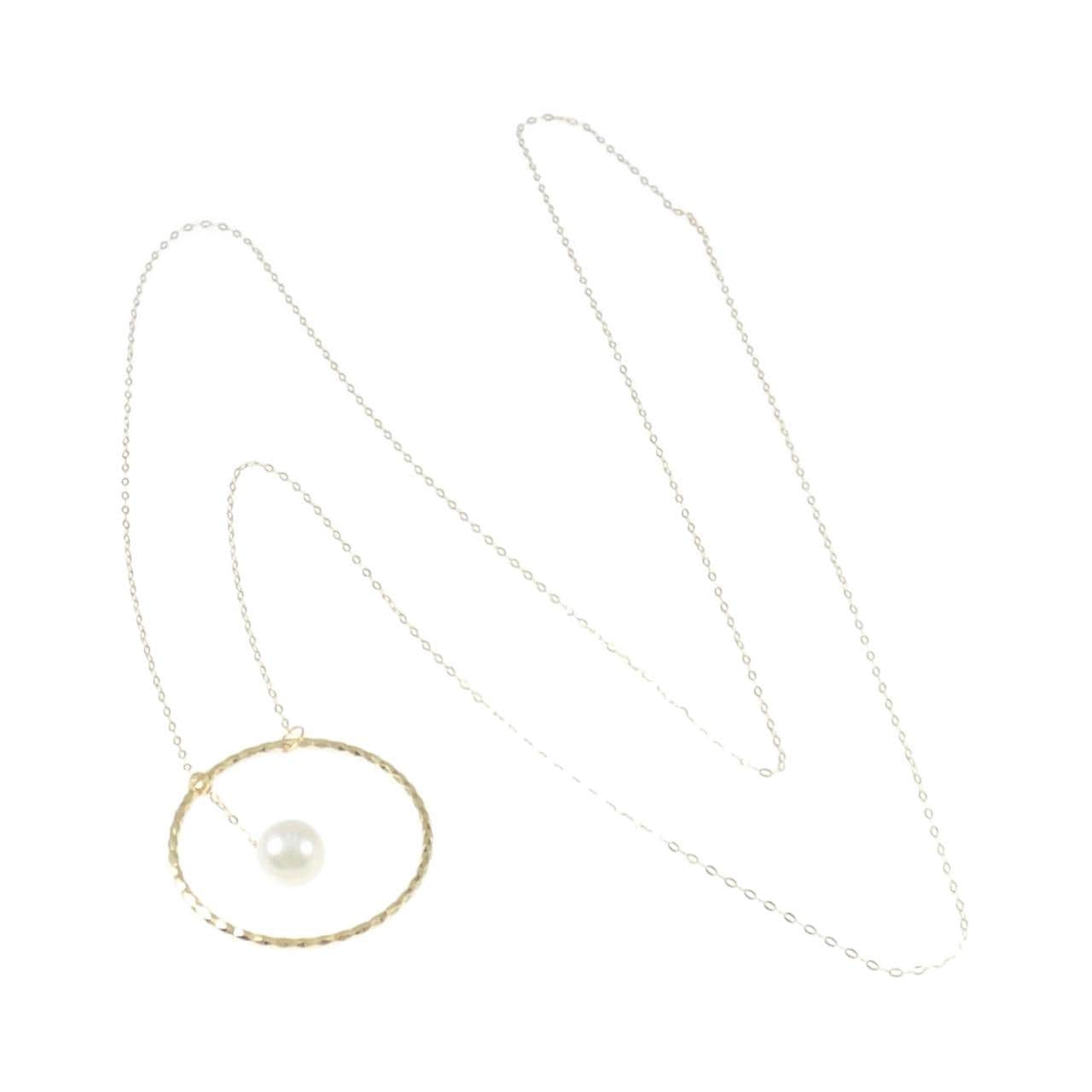 K18YG アコヤパール ネックレス 7.8mm