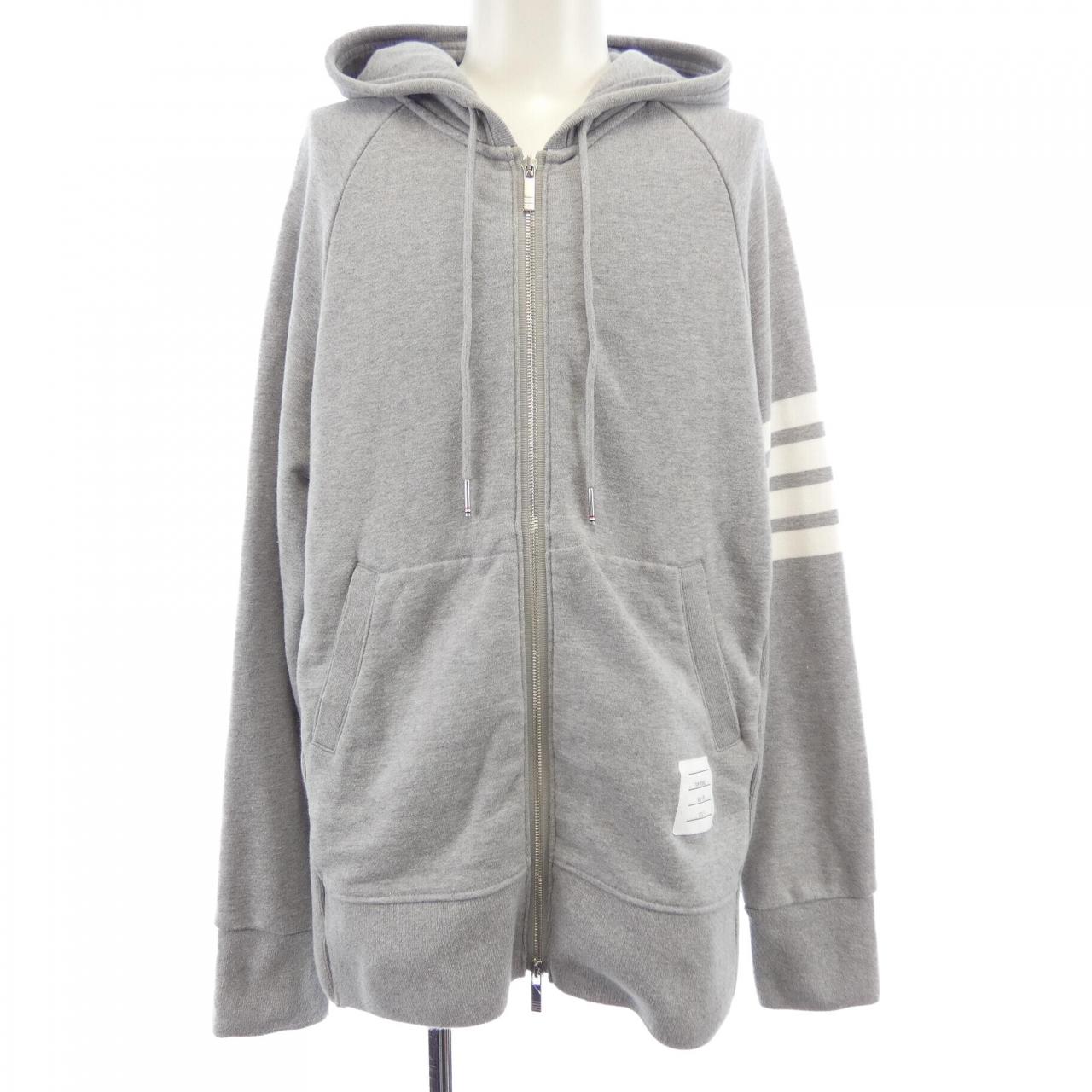 トムブラウン THOM BROWNE クラシックループ 4BAR フルジップアップフーディー MJT022H パーカー
