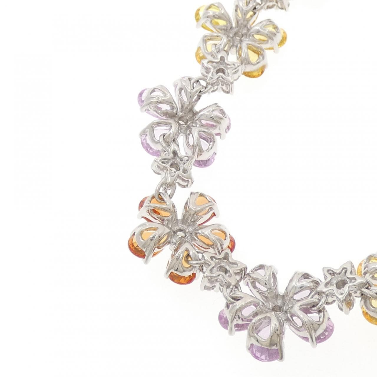 750WG サファイヤ ネックレス 23.58CT