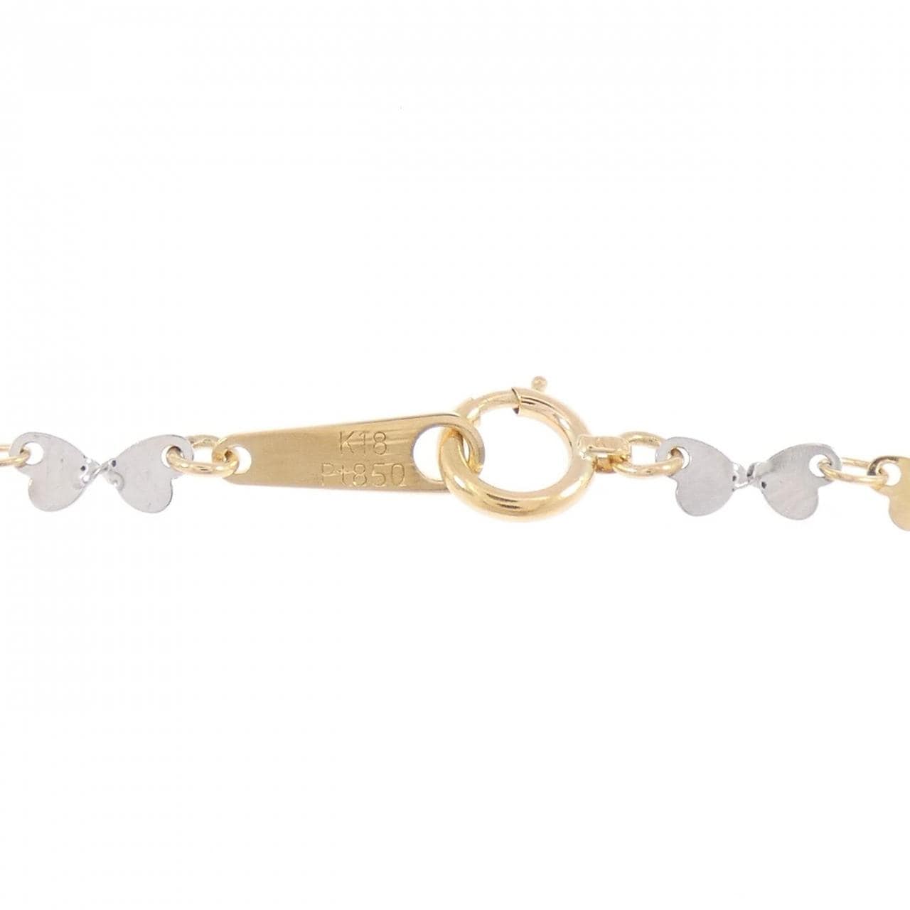K18YG/PT850 ブレスレット