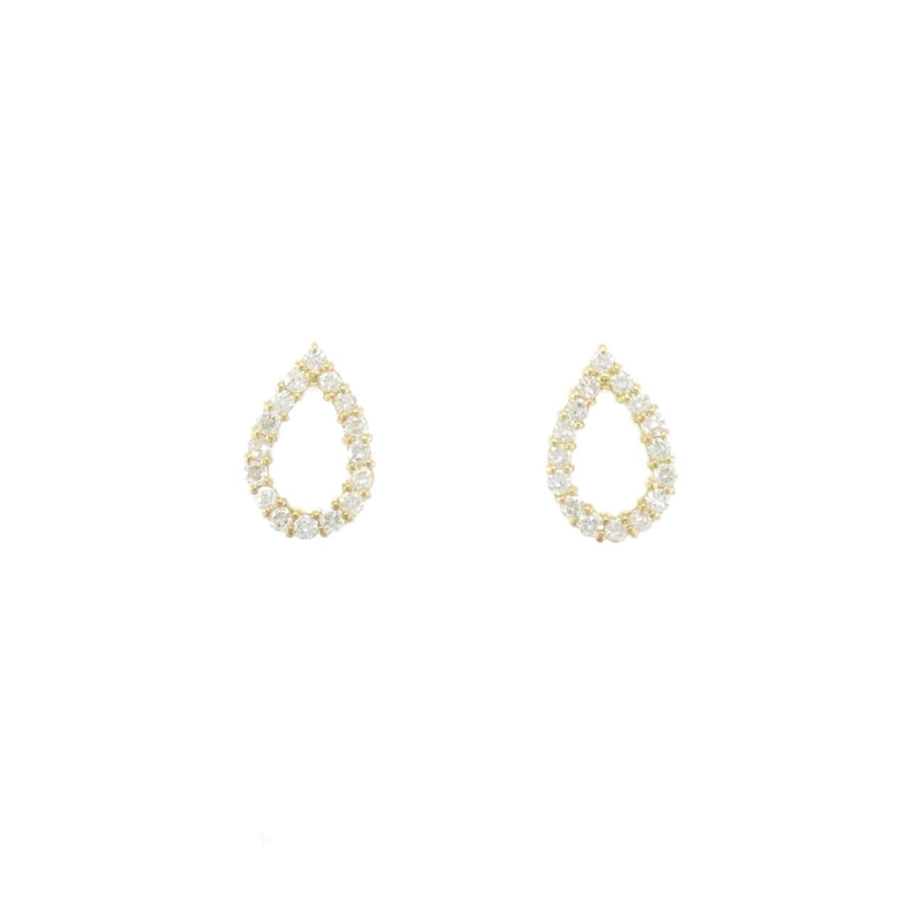 【リメイク】K18YG ダイヤモンド ピアス 0.20CT