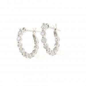 PT900 ダイヤモンド ピアス 0.50CT