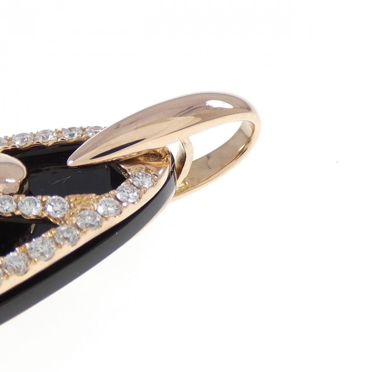 K18PG オニキス ペンダント