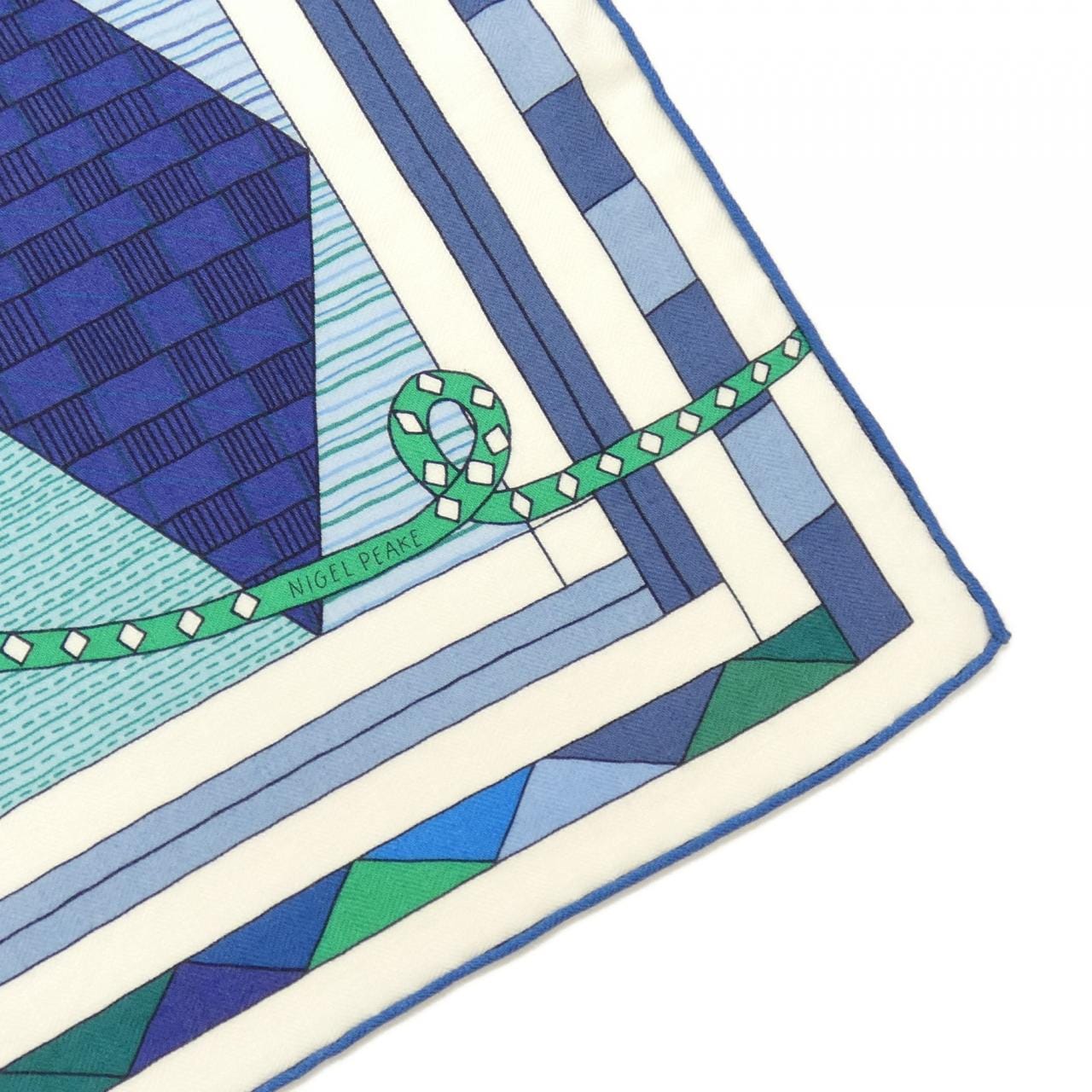 エルメス HERMES PATCHWORK HORSE 242710S カレジェアン140 ショール