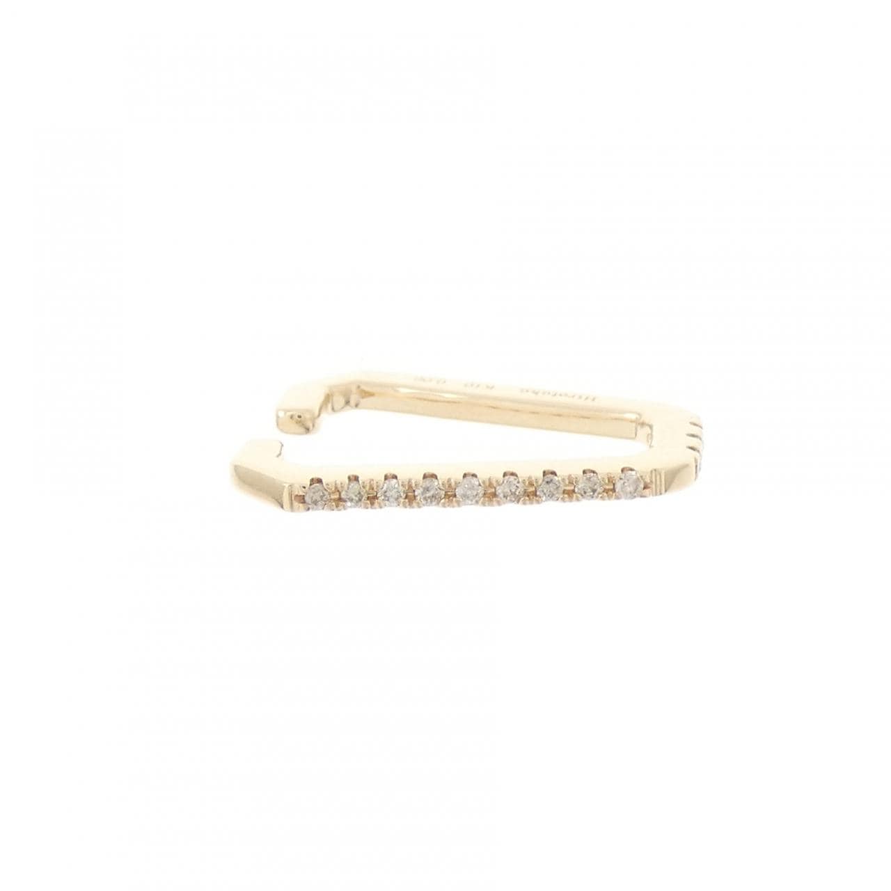 ヒロタカ ゴサマー イヤーカフ 0.06CT 片耳