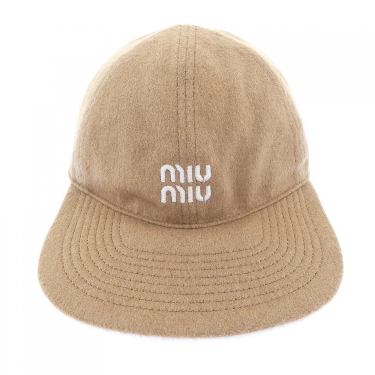 ミュウミュウ MIU MIU ベースボール 5HC369 2IF8 キャップ