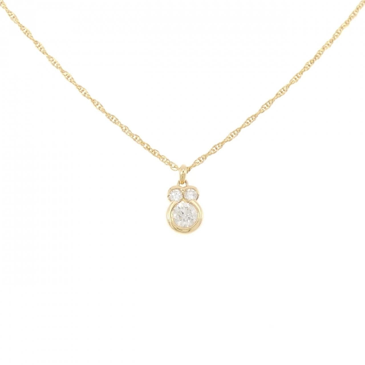 K18YG ダイヤモンド ネックレス 0.40CT
