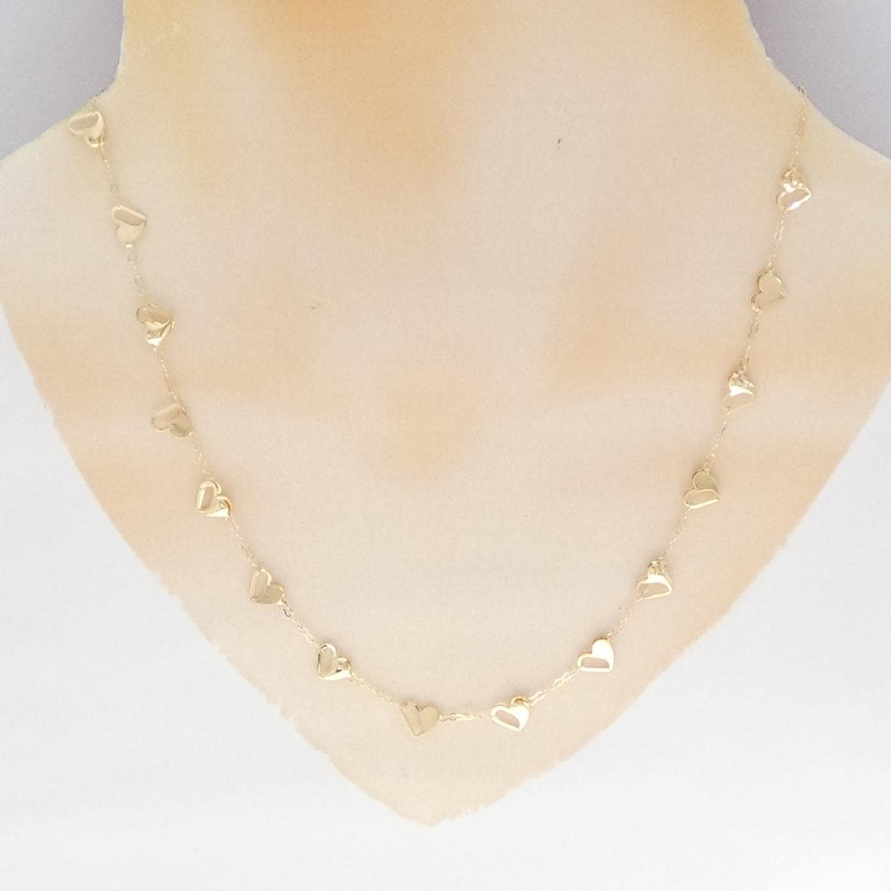 K18YG ハート ネックレス