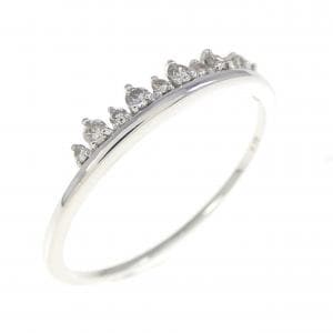 K18WG ダイヤモンド リング 0.10CT