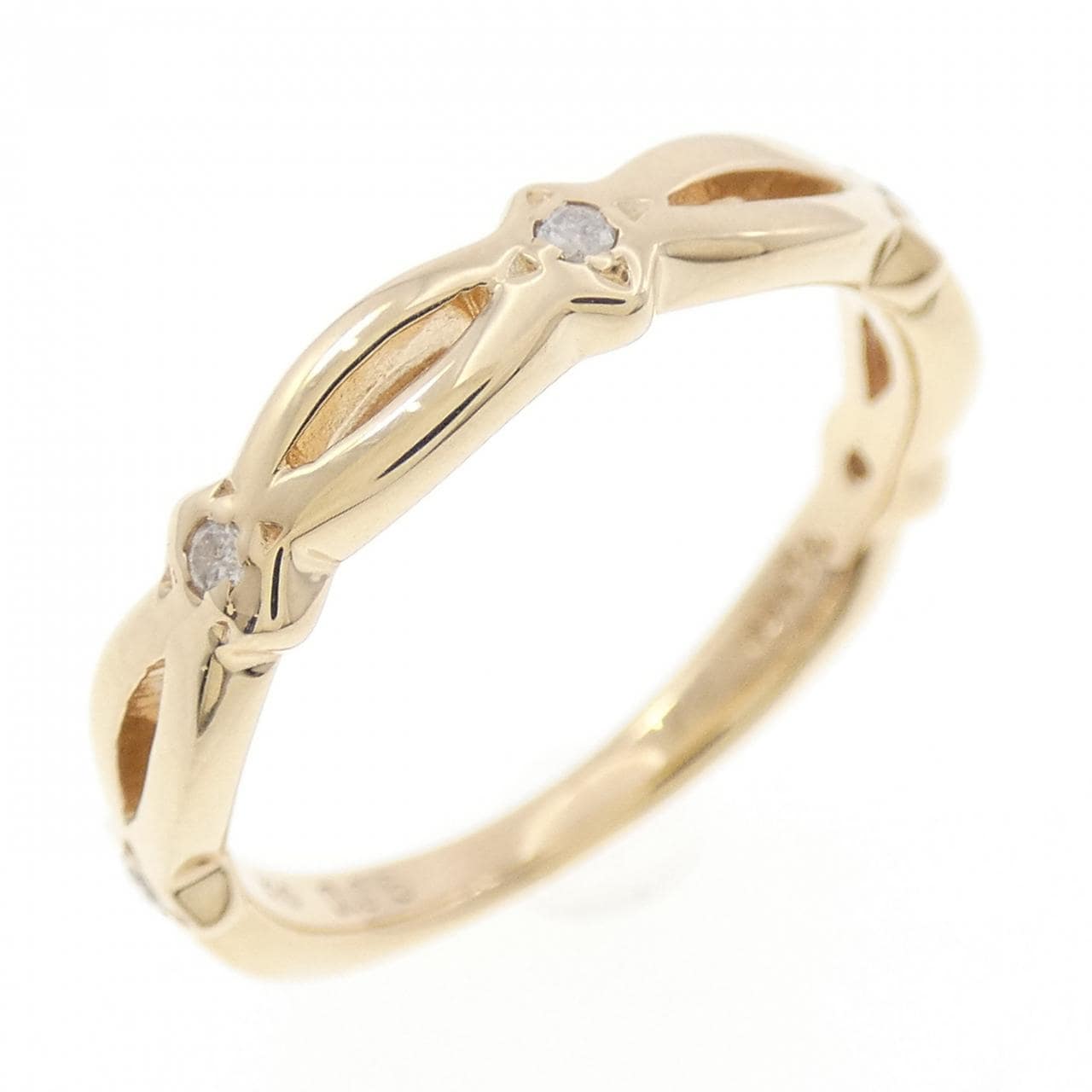 アガット ダイヤモンド リング 0.05CT