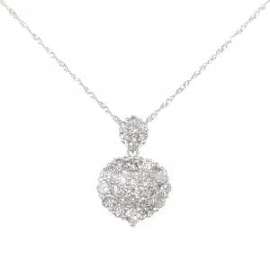 PT900/PT850 ダイヤモンド ネックレス 1.00CT