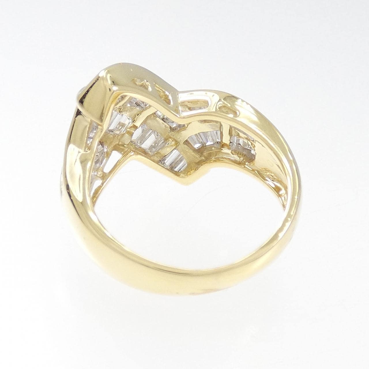 K18YG ダイヤモンド リング 2.20CT
