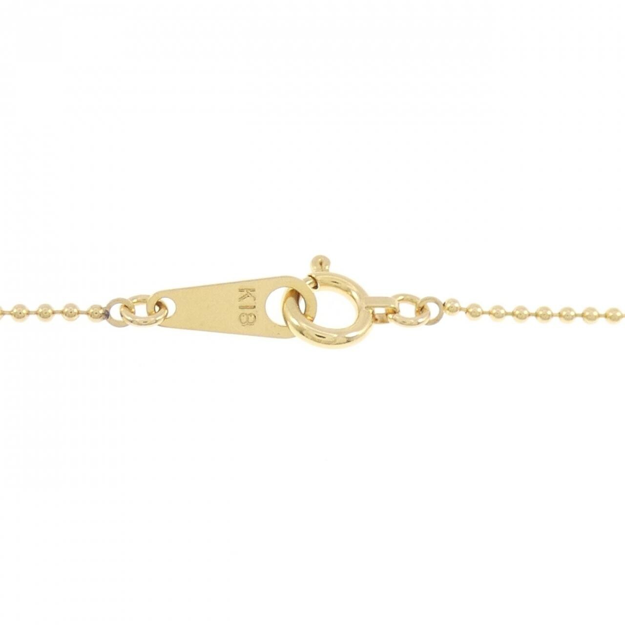 K18YG ダイヤモンド ネックレス 0.10CT
