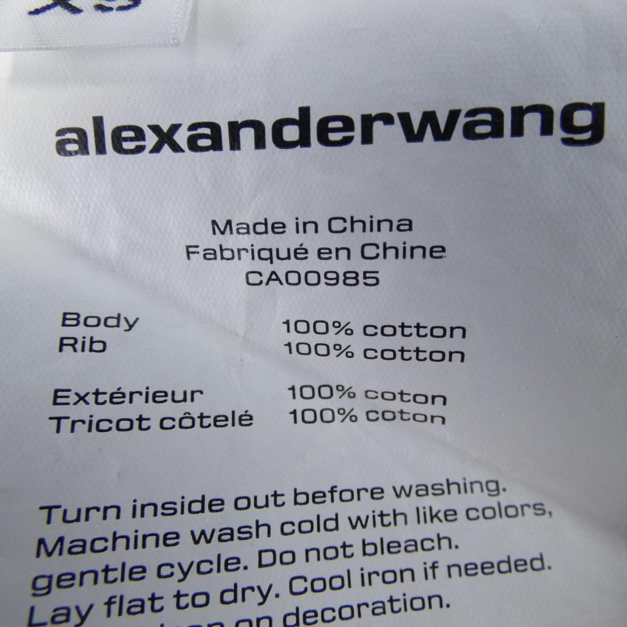 アレキサンダーワン ALEXANDER WANG UCC1221497 Tシャツ