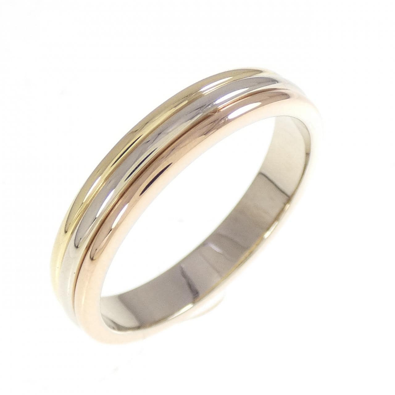Cartier three gold wedding ring
