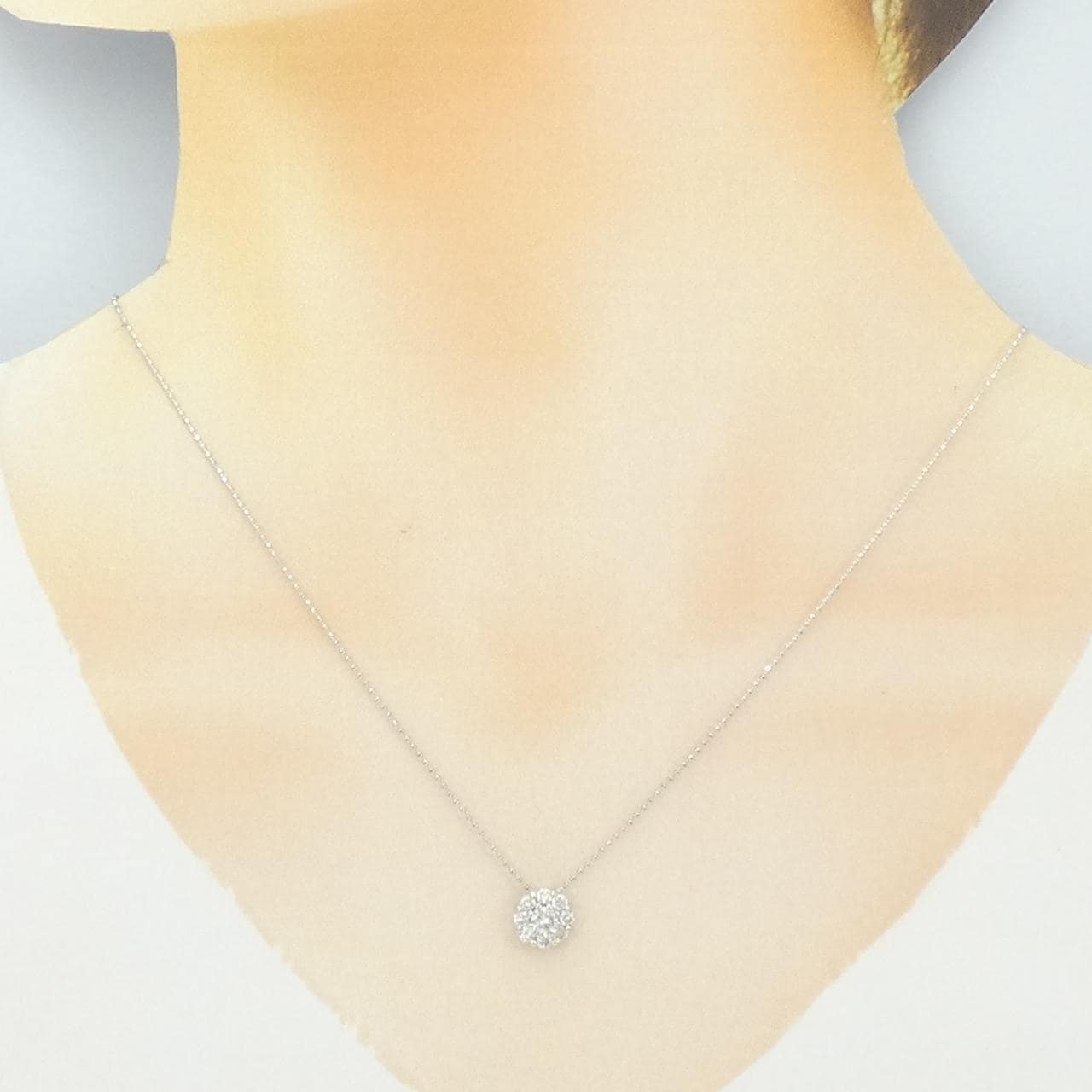 PT900/PT850 Diamond Necklace 0.50CT