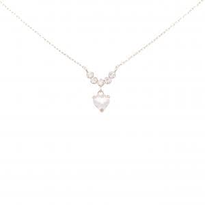 K10PG ハート ローズクオーツ ネックレス