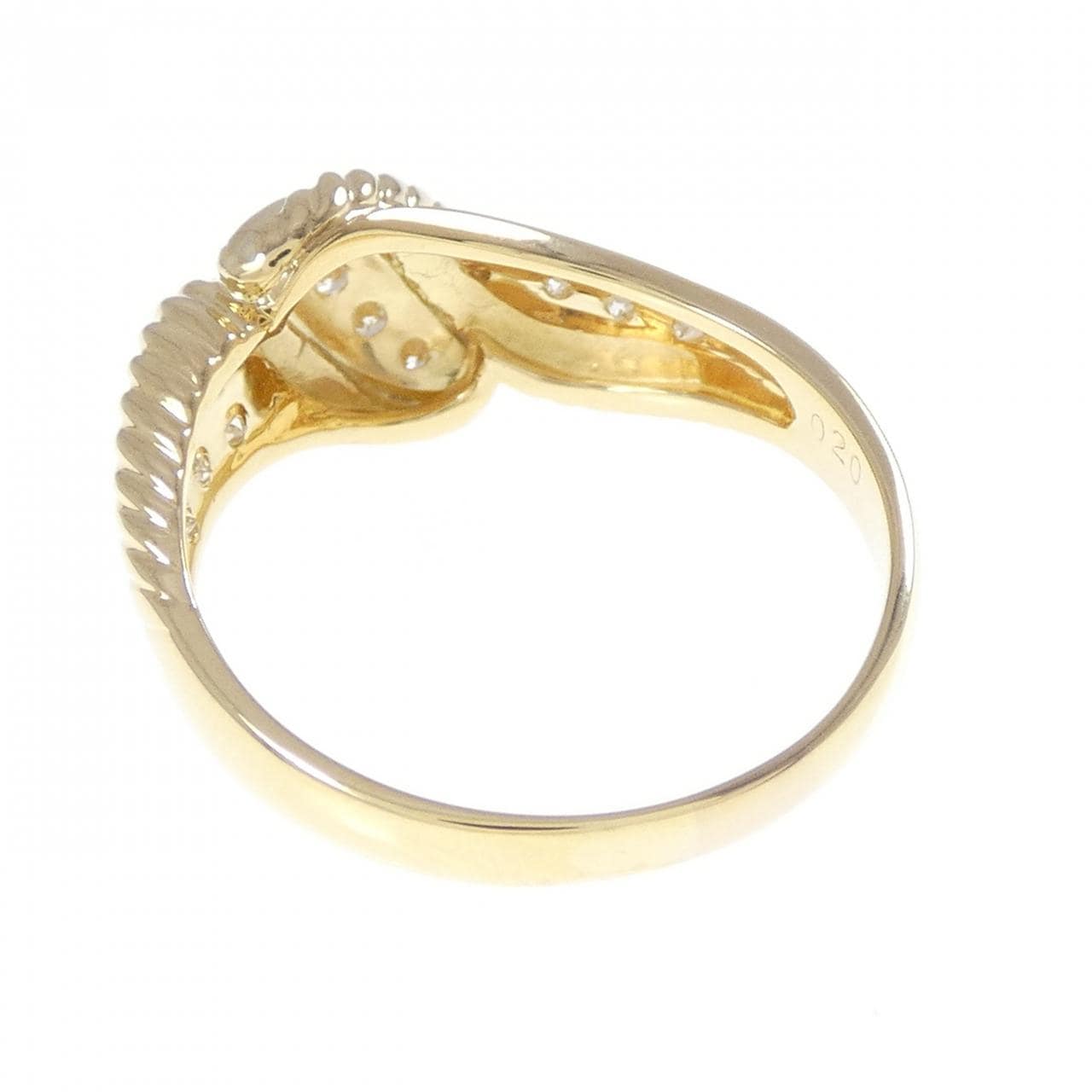 K18YG ダイヤモンド リング 0.20CT