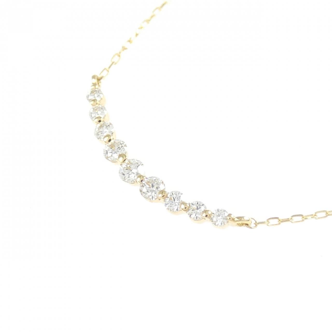 K18YG ダイヤモンド ネックレス 0.20CT