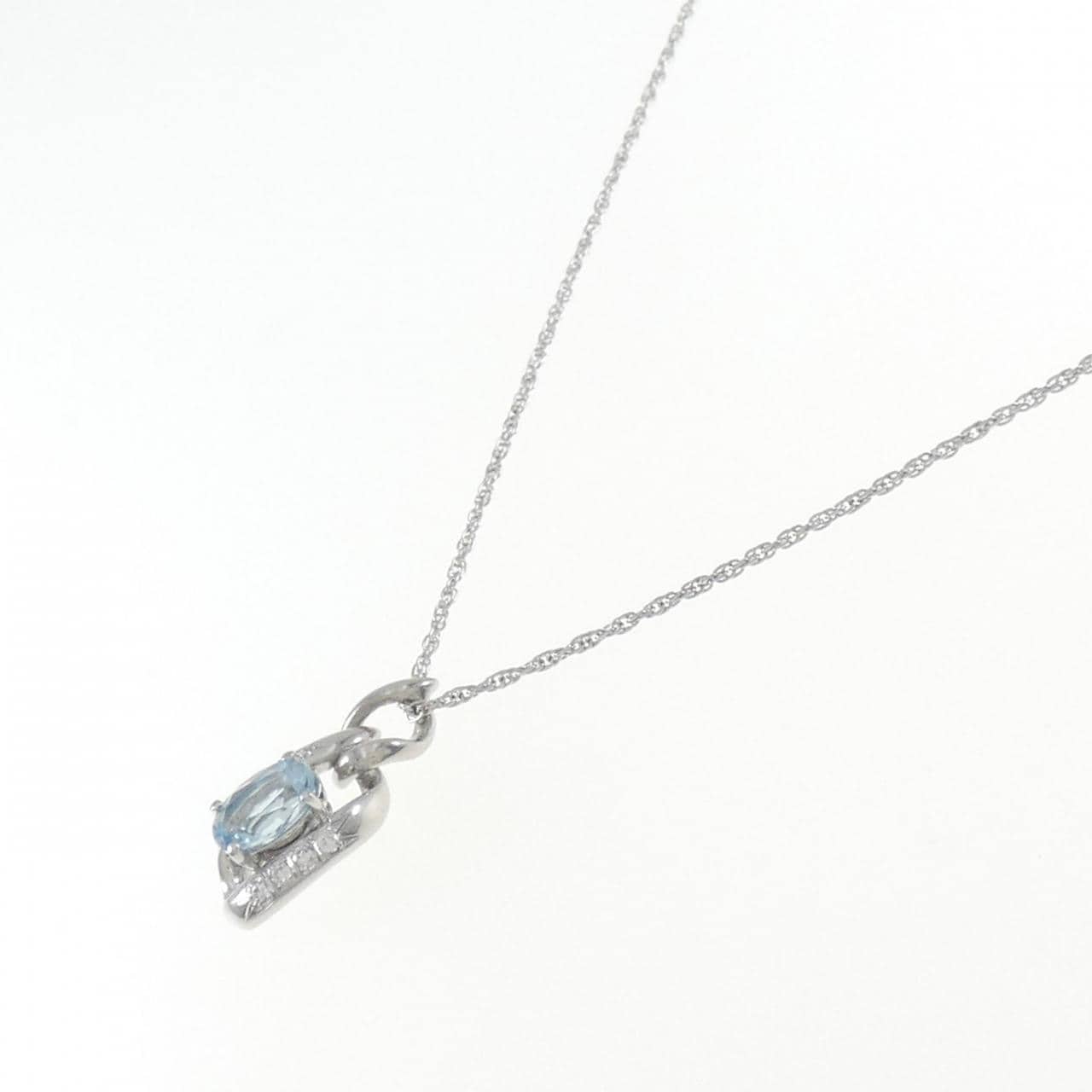 PT Aquamarine Necklace 1.02CT