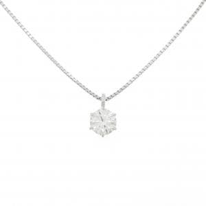 PT900/PT850 ダイヤモンド ネックレス 0.809CT F SI2 VG