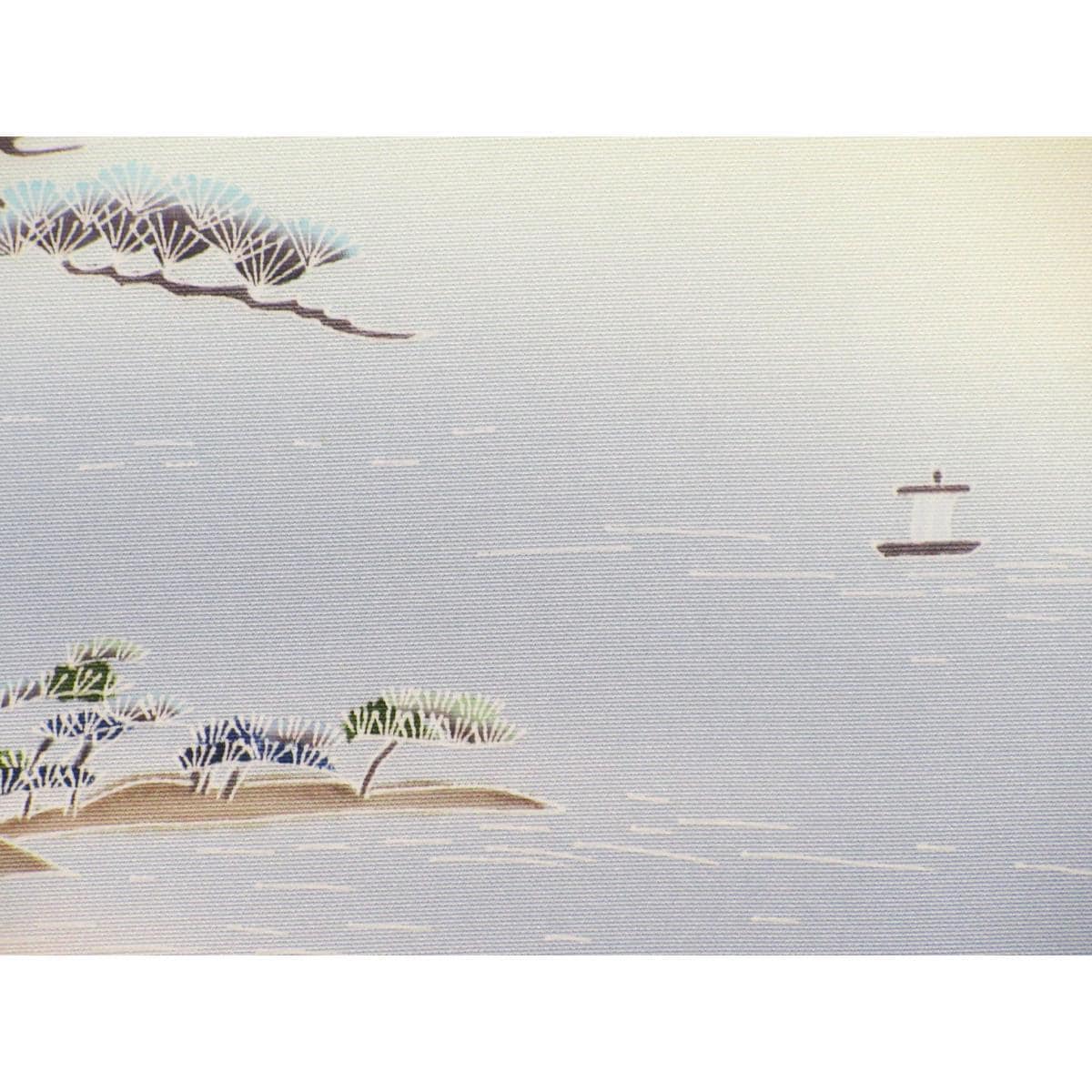 【未使用品】名古屋帯　二代目上野為二　塩瀬染帯