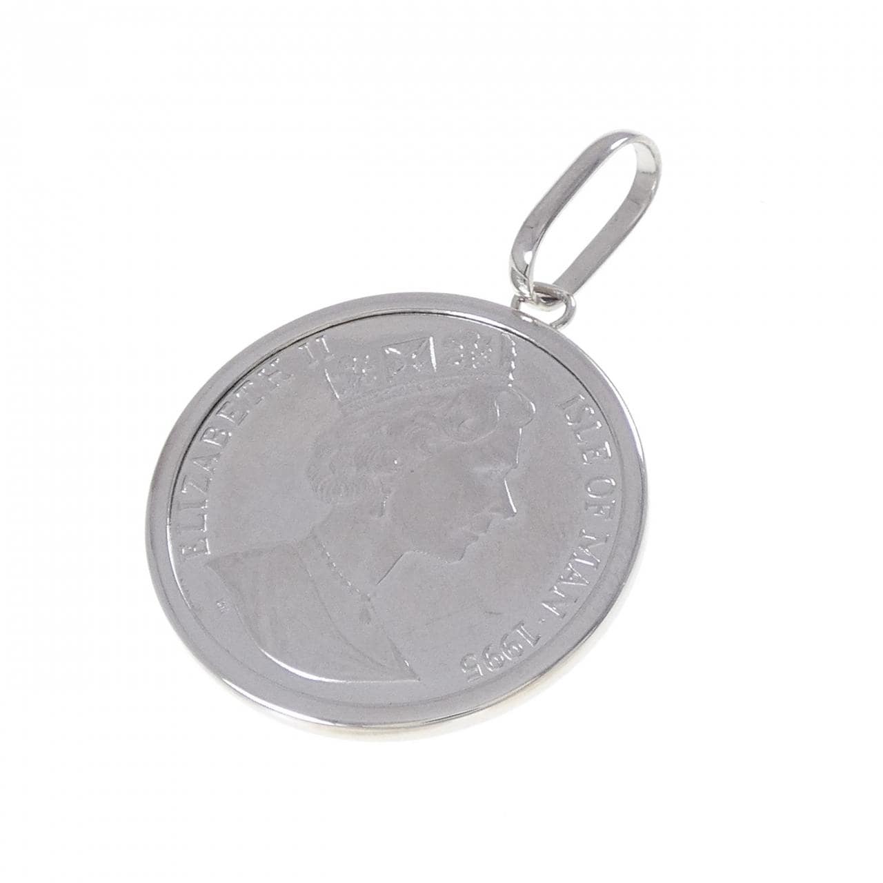 PT(枠) コイン ペンダント